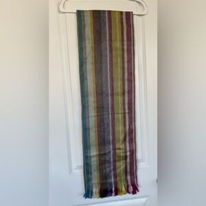 Shupaca Colorful Striped Scarf